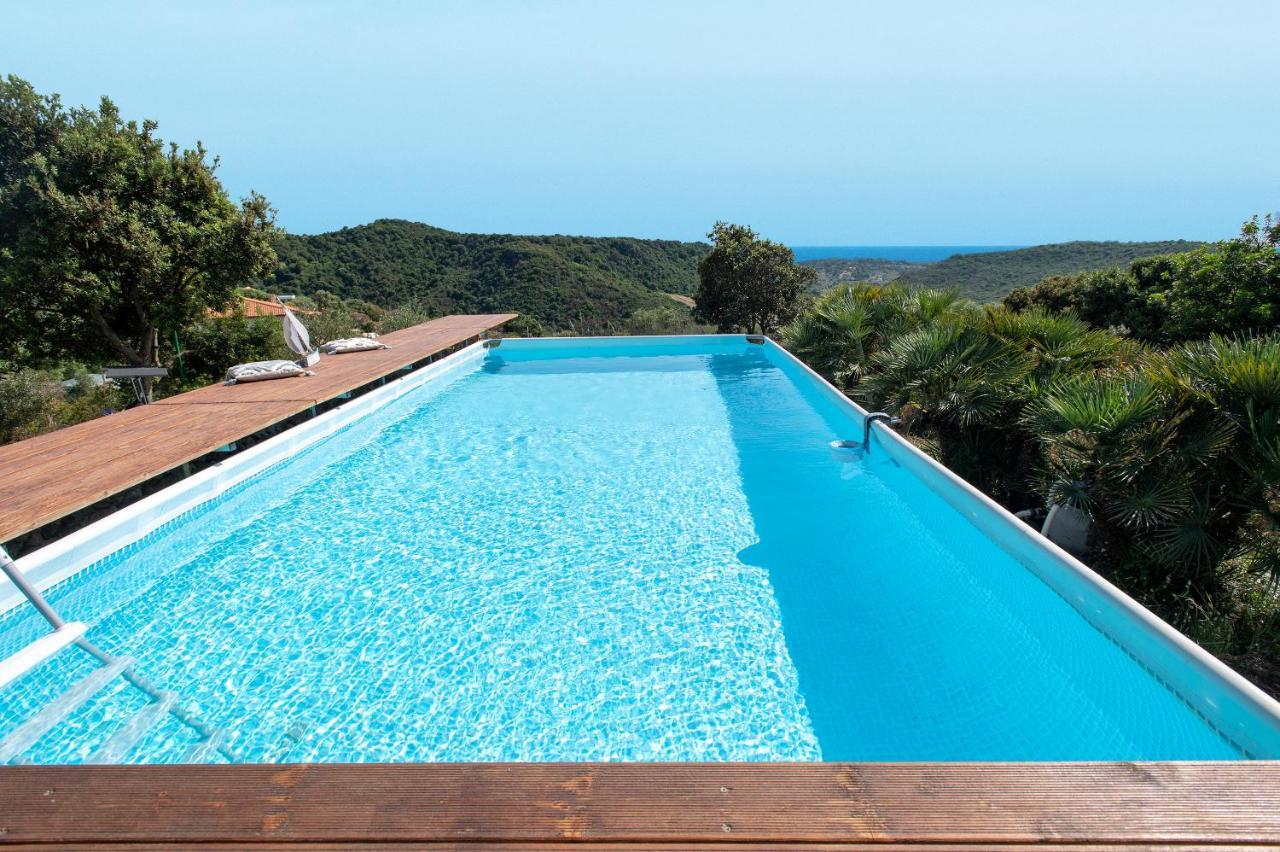 Апартаменты Sardinia Re - Casa Luisa With Pool Альгеро Экстерьер фото